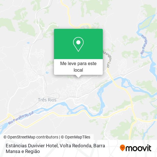 Estâncias Duvivier Hotel mapa