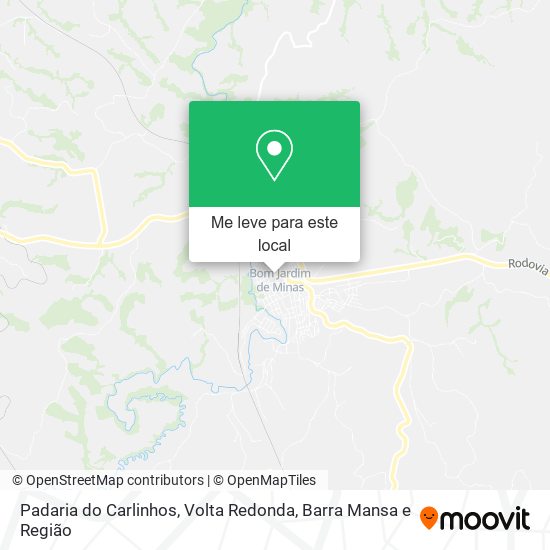 Padaria do Carlinhos mapa