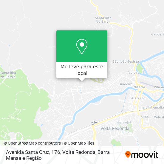 Avenida Santa Cruz, 176 mapa