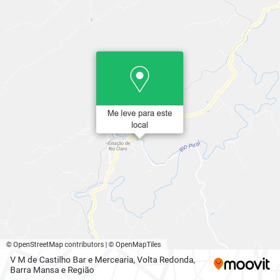 V M de Castilho Bar e Mercearia mapa