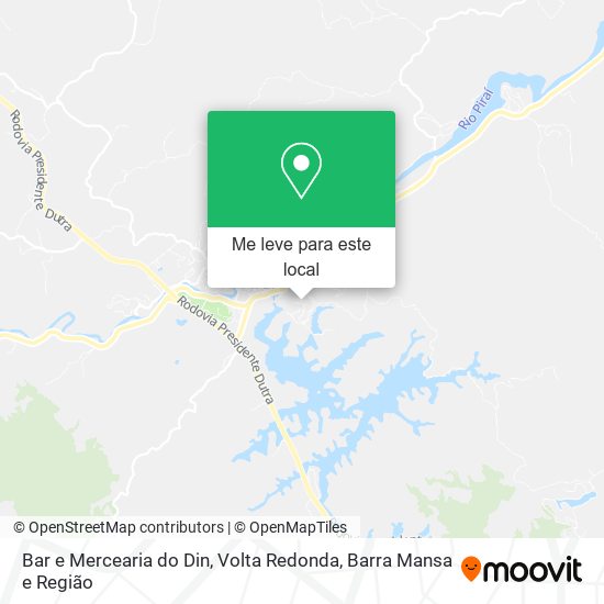 Bar e Mercearia do Din mapa