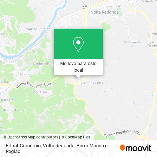 Edbat Comércio mapa