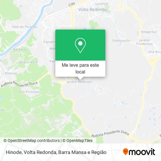 Hinode mapa