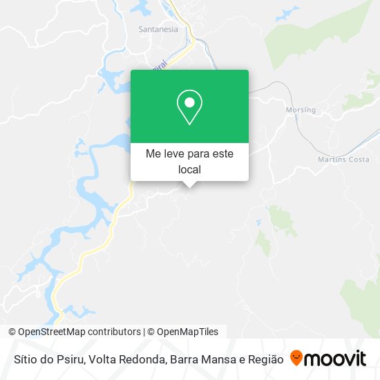 Sítio do Psiru mapa