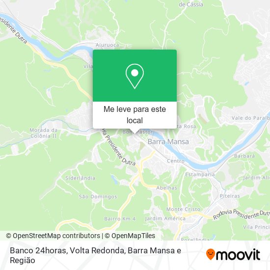 Banco 24horas mapa