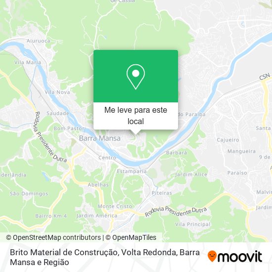 Brito Material de Construção mapa