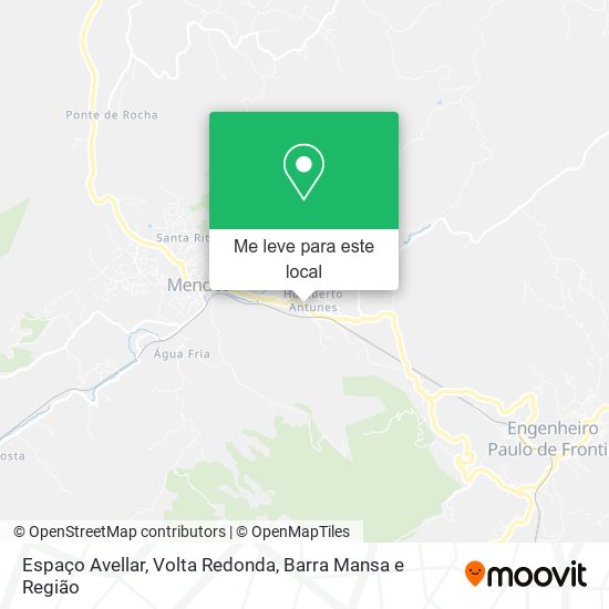 Espaço Avellar mapa