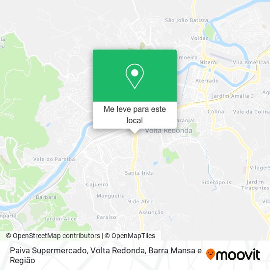 Paiva Supermercado mapa