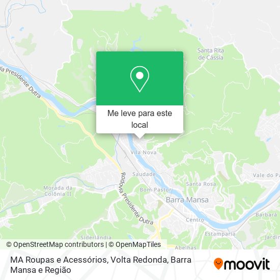 MA Roupas e Acessórios mapa