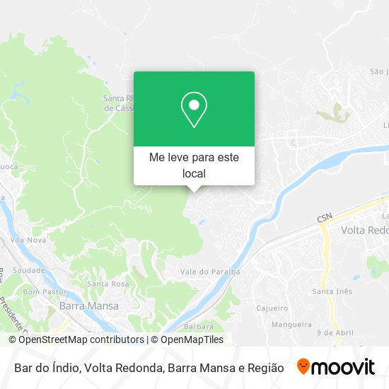 Bar do Índio mapa