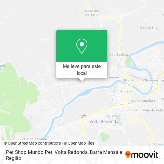 Pet Shop Mundo Pet mapa
