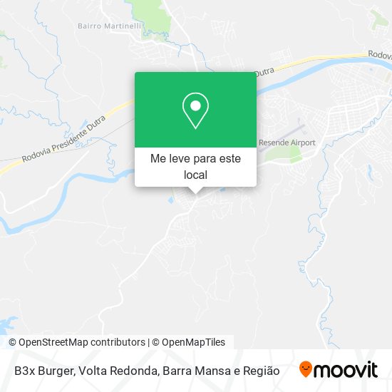 B3x Burger mapa