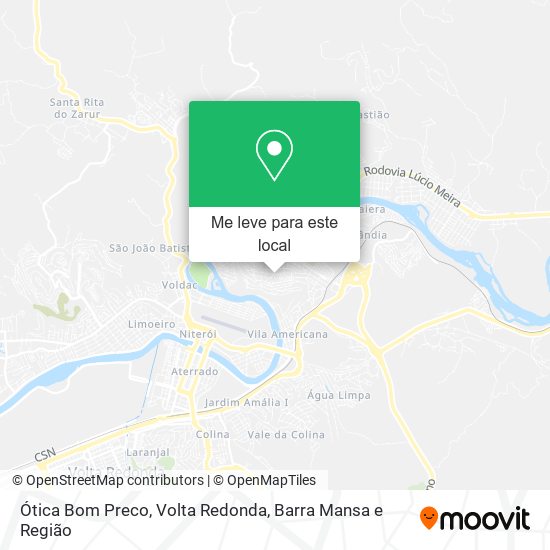 Ótica Bom Preco mapa