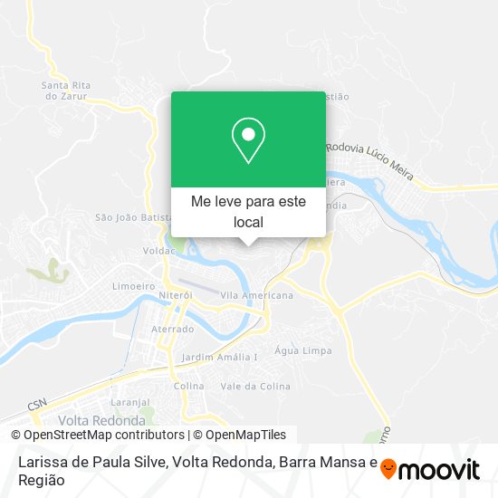 Larissa de Paula Silve mapa