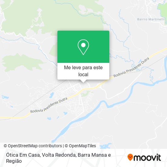 Ótica Em Casa mapa