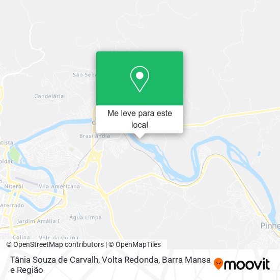 Tânia Souza de Carvalh mapa