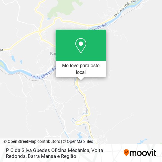 P C da Silva Guedes Oficina Mecânica mapa