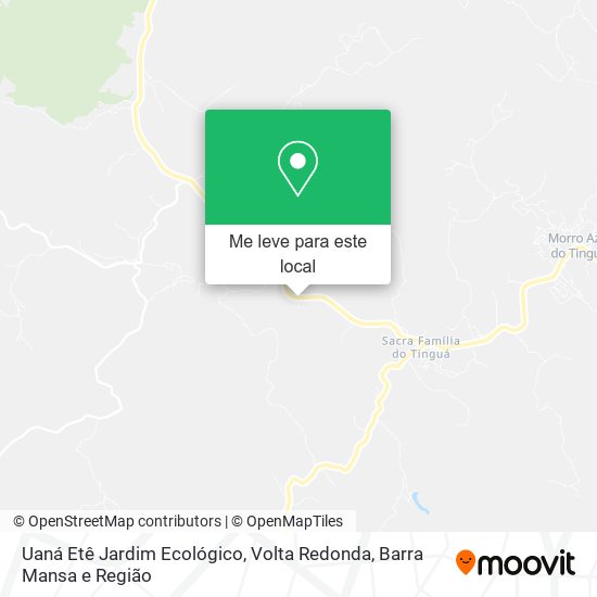 Uaná Etê Jardim Ecológico mapa
