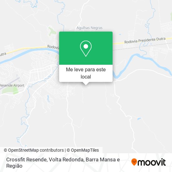 Crossfit Resende mapa