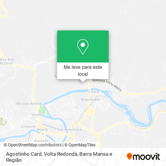 Agostinho Card mapa