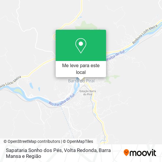 Sapataria Sonho dos Pés mapa