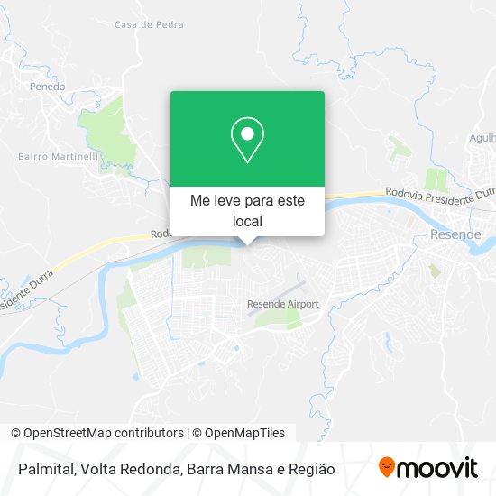 Palmital mapa