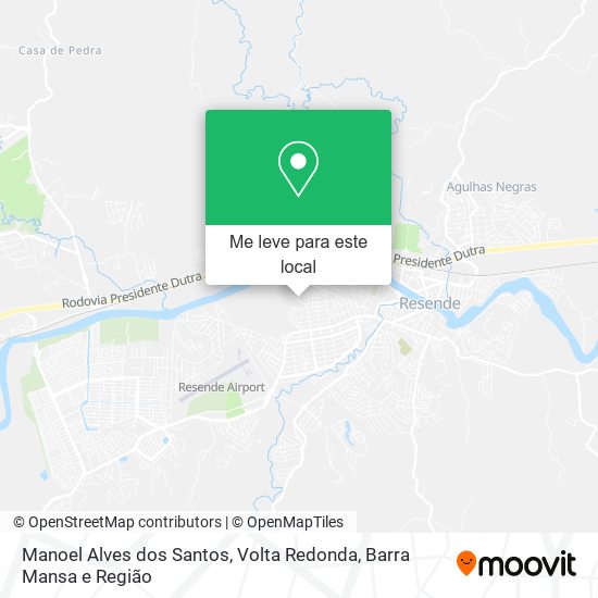 Manoel Alves dos Santos mapa