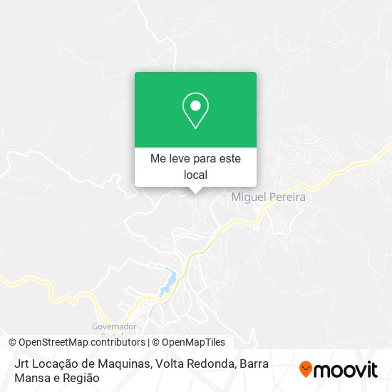 Jrt Locação de Maquinas mapa