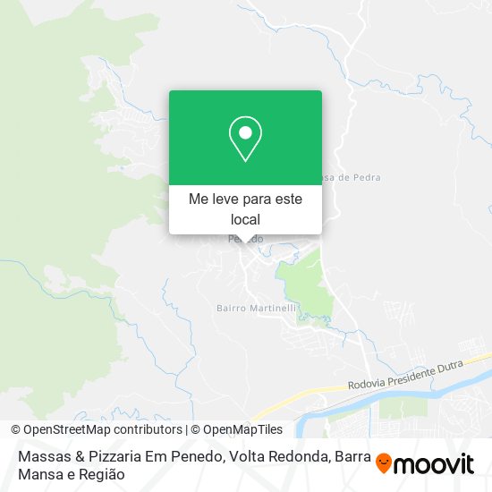 Massas & Pizzaria Em Penedo mapa