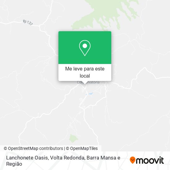 Lanchonete Oasis mapa
