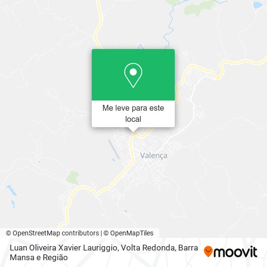 Luan Oliveira Xavier Lauriggio mapa
