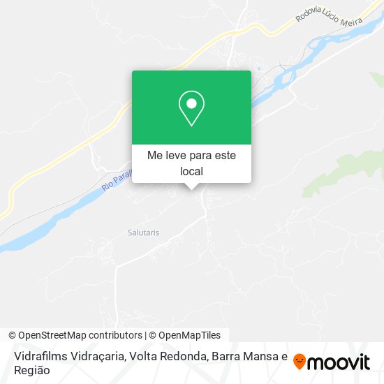 Vidrafilms Vidraçaria mapa