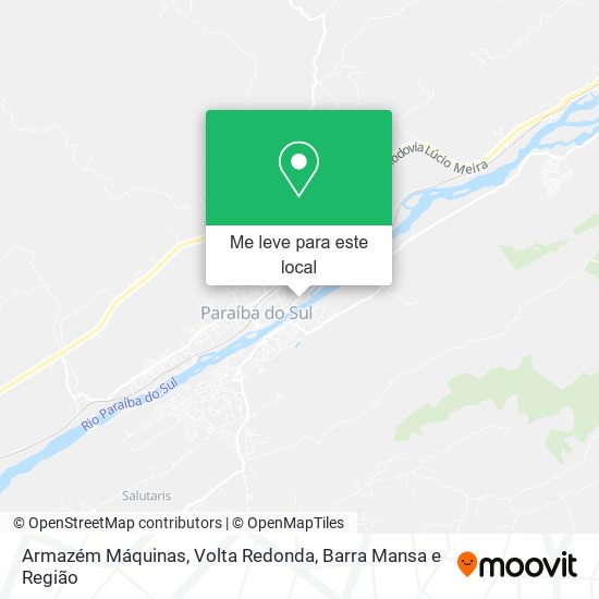 Armazém Máquinas mapa