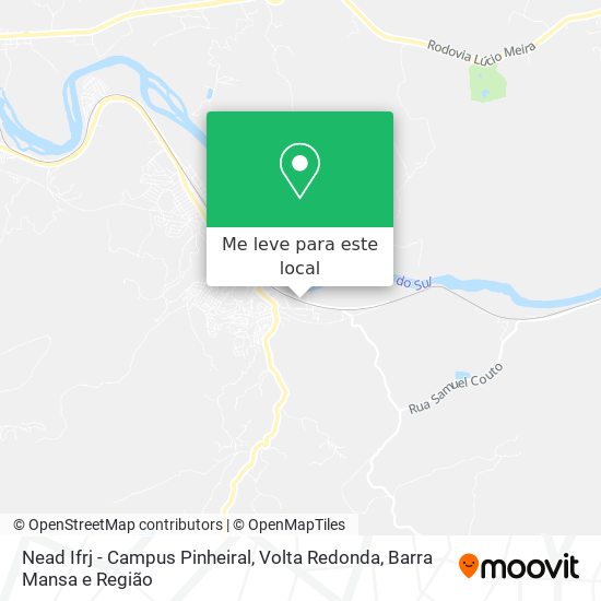 Nead Ifrj - Campus Pinheiral mapa