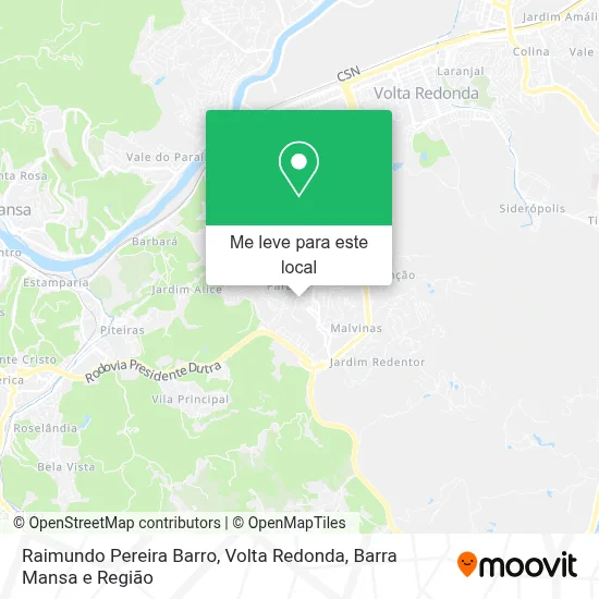 Raimundo Pereira Barro mapa