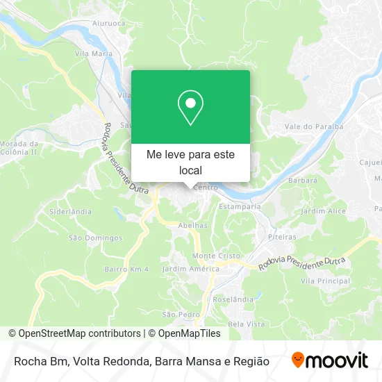 Rocha Bm mapa