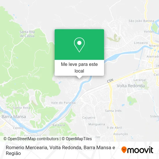 Romerio Mercearia mapa
