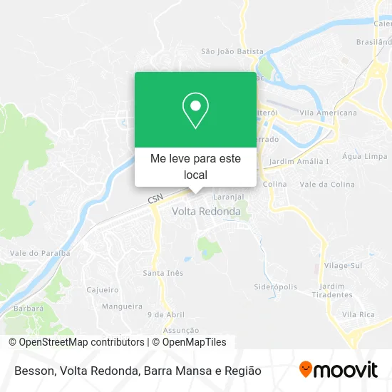 Besson mapa