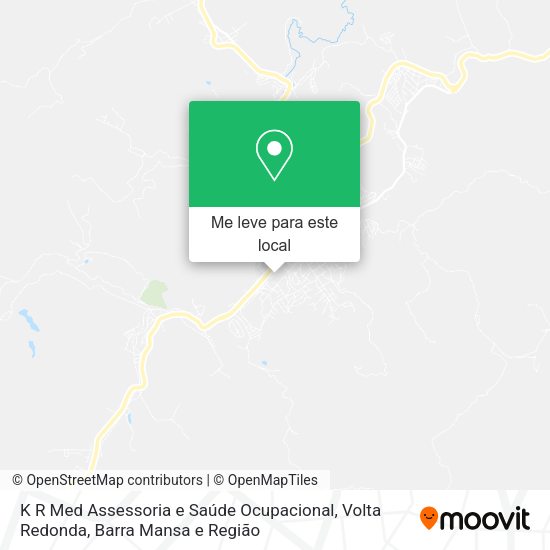 K R Med Assessoria e Saúde Ocupacional mapa