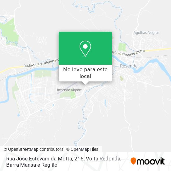 Rua José Estevam da Motta, 215 mapa