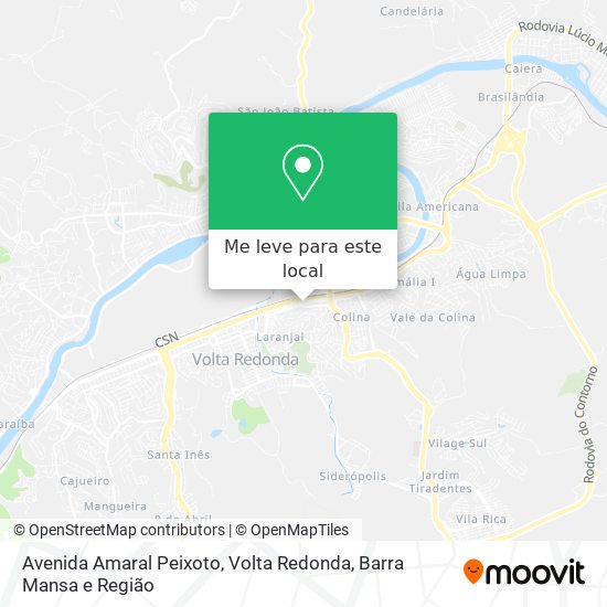 Avenida Amaral Peixoto mapa