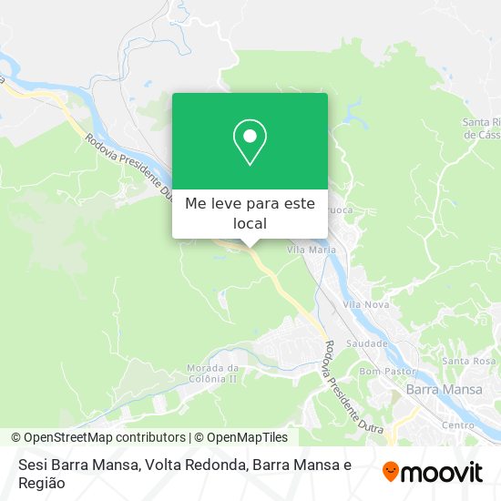 Sesi Barra Mansa mapa