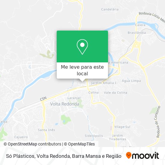 Só Plásticos mapa