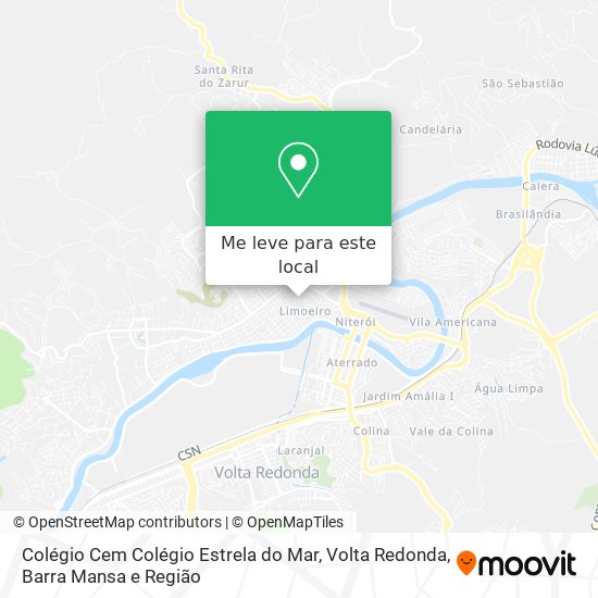 Colégio Cem Colégio Estrela do Mar mapa