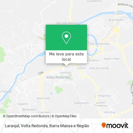 Laranjal mapa