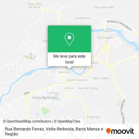 Rua Bernardo Ferraz mapa