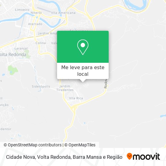 Cidade Nova mapa