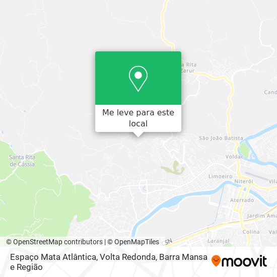 Espaço Mata Atlântica mapa