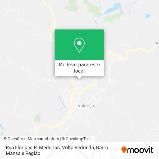 Rua Floripes R. Medeiros mapa