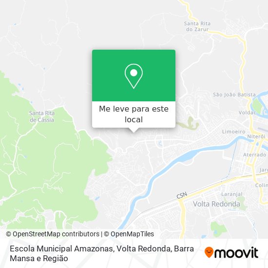 Escola Municipal Amazonas mapa